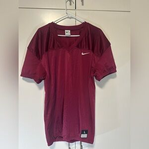Nike Vapor Pro Football Vented Jersey Maroon 908727-610 Men's L Athletes